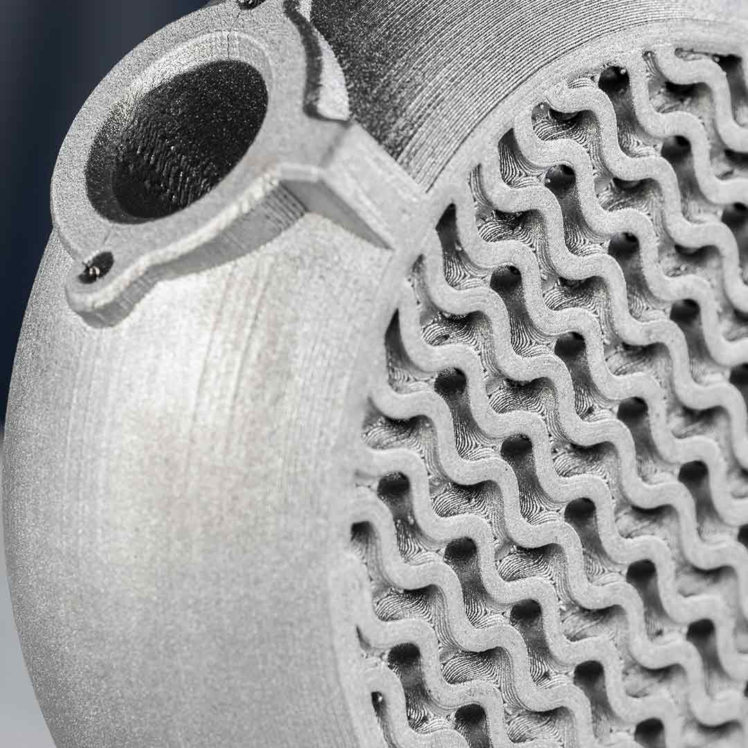 A metal 3D printed part