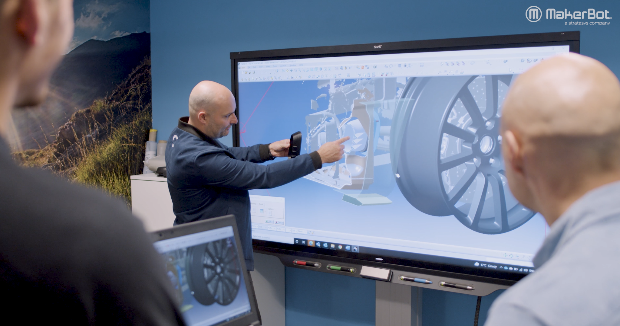 CALLUM is using METHOD X to produce the vehicle’s highly complex brake ducts, which need to integrate with the bumper and pick up the wheel arch lining.