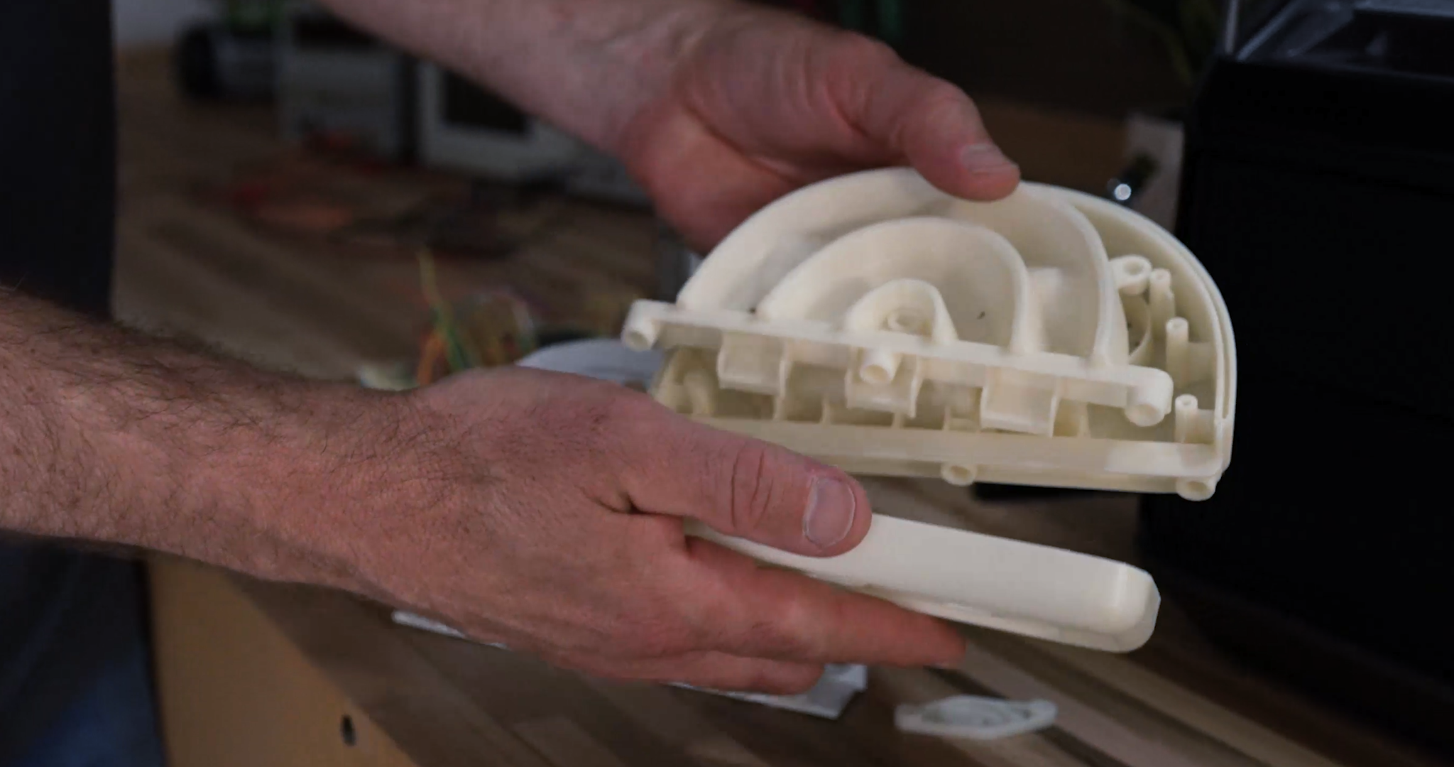 Jack prototyped the Fisher-Price Soothe & Glow Rainbow Sound Machine in ABS-R.